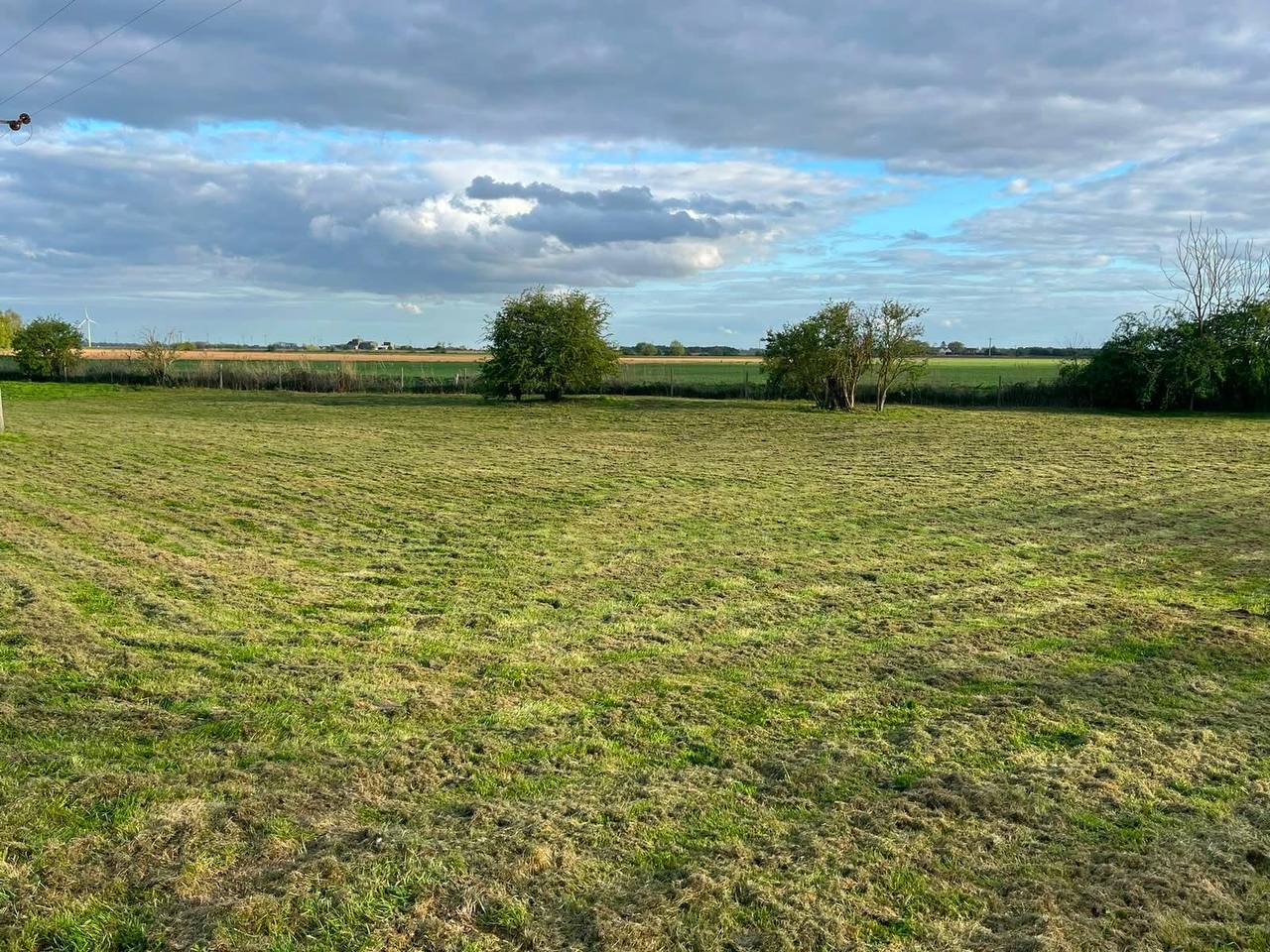 Wide open paddocks at golden hour